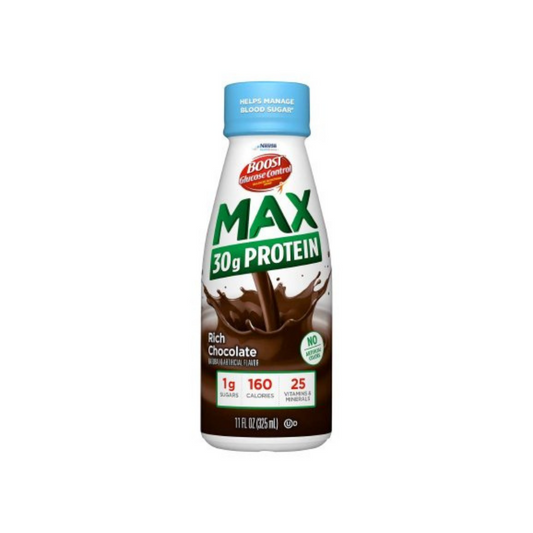 Oral Supplement Boost Glucose Control® Max Rich Chocolate Flavor Liquid 11 oz. Bottle