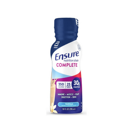 Oral Supplement Ensure Complete® Vanilla Flavor Liquid 10 oz. Bottle