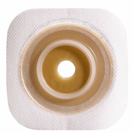 Pediatric Ostomy Barrier Little Ones® Sur-Fit Natura® Trim to Fit, Standard Wear Stomahesive® White Tape 32 mm Flange Sur-Fit Natura® System Hydrocolloid 1/2 to 3/4 Inch Opening 3 X 3 Inch