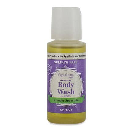Amenity Lavender Spearmint Body Wash Travel-Size Natural Bliss