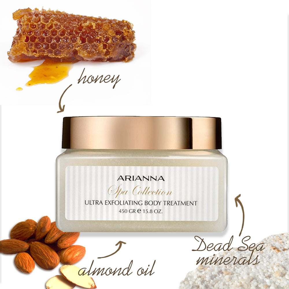 Arianna Skincare Milk and Honey Exfoliating Body Treatment