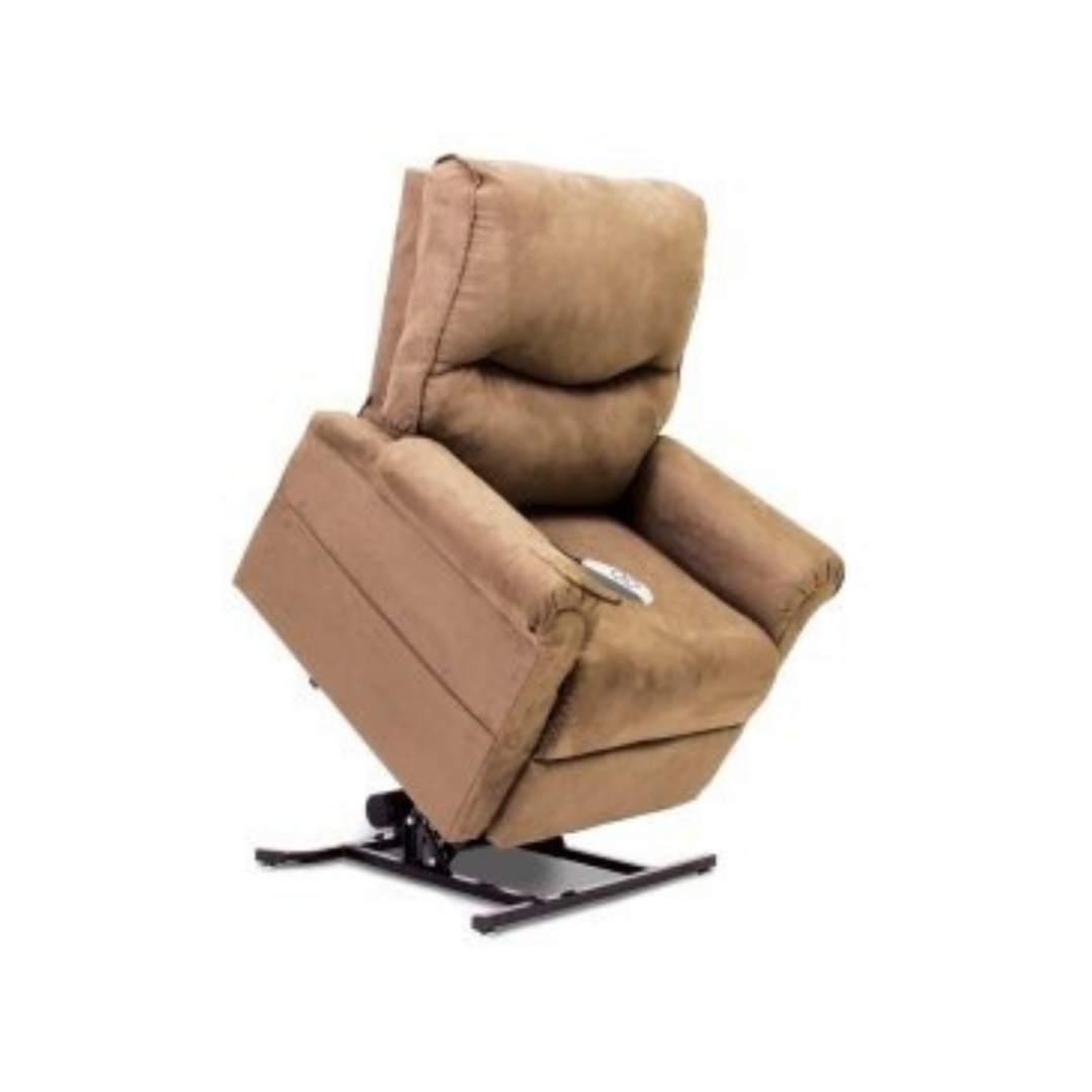 Pride Health Care 3-Position Lift Recliner Chair, Sand - Wooden Frame, Quiet Lift System, and Lifetime Warranty