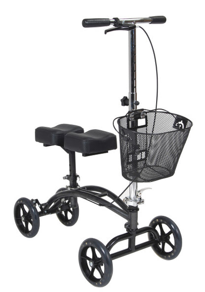 Drive Knee Walker - Adjustable Height, Steel Frame, 350 lbs. Weight Capacity, Ideal for Foot Recovery