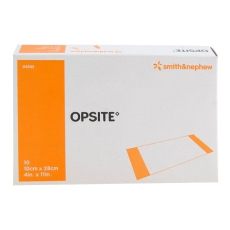 Transparent Film Dressing OpSite 4 X 11 Inch 2 Tab Delivery Rectangle Sterile