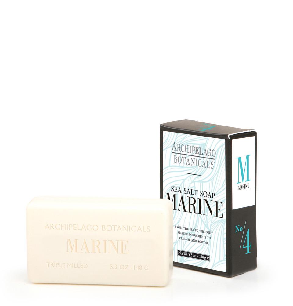 MARINE Bar Soap Sea Salt Infused Luxury for Skin Hydration