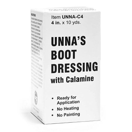 Unna Boot Zinc Oxide / Calamine 4 Inch X 10 Yard