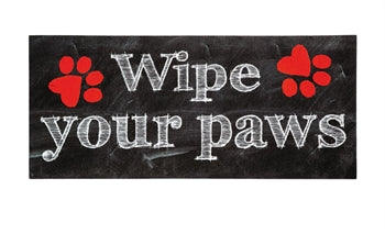 Sassafras Switch Mats Wipe Your Paws Charming Greeting for Pet-Loving Homes