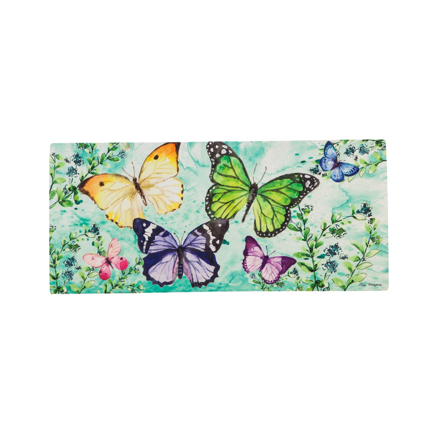 Sassafras Switch Mats Butterfly Friends Whimsical Elegance for Your Entryway