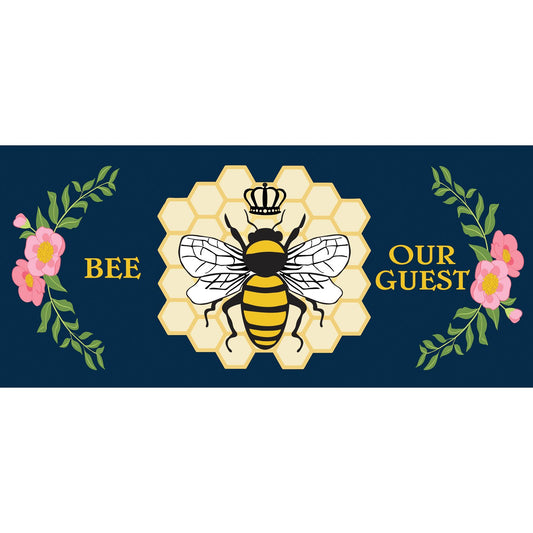 Bee Our Guest Sassafras Switch Mat Whimsical Entryway Charm for Sassafras Base