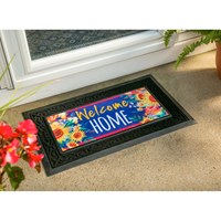Sassafras Switch Mat Evergreen Welcome Home: Inviting Elegance to Your Doorstep