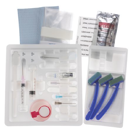 Spinal Anesthesia Tray Pencan® 24 Gauge 4 Inch Length