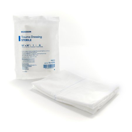 Trauma Dressing McKesson 10 X 30 Inch 1 per Pack Sterile Rectangle