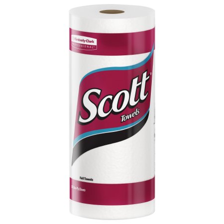 Scott Kitchen Paper Towel Roll Perforated, 8-4/5 x 11 Inch, Case of 20 Rolls