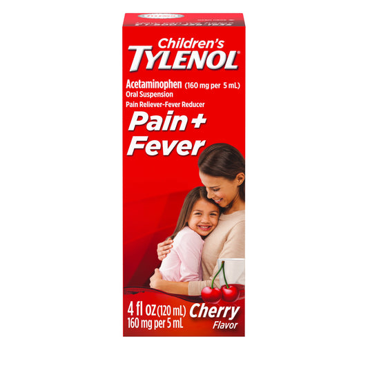 Tylenol® Children's Oral Suspension Liquid, Cherry Blast, 4fl oz