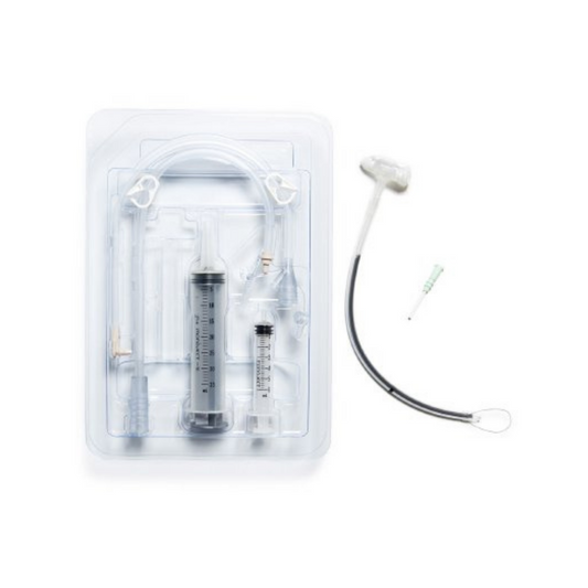 Low-Profile Transgastric-Jejunal Feeding Tube Kit MIC-Key® 18 Fr. 1.2 cm Tube Silicone Sterile