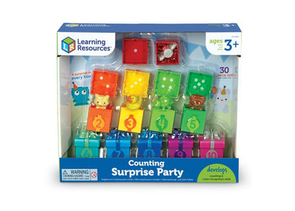 Learning Resources Counting Surprise Party Educational Toy for Counting, Colors, and Fine Motor Skills