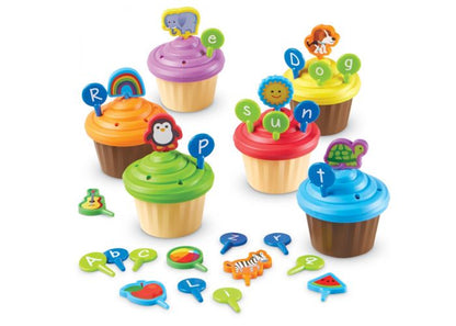 Learning Rosources ABC Party Cupcake Toppers 6pcs
