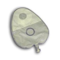 Urostomy Pouch Feather-Lite Two-Piece System 10-1/8 Inch Length Drainable