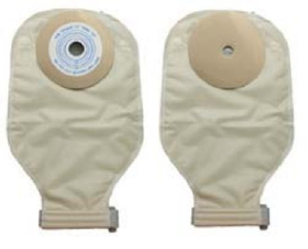 Ostomy Pouch Nu-Flex Nu-Comfort Two-Piece System 11 Inch Length Oval C, Convex, Trim to Fit Drainable