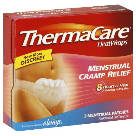 ThermaCare Menstrual Heat Wrap Chemical Activation for Abdominal Comfort, Ultra-Thin Design