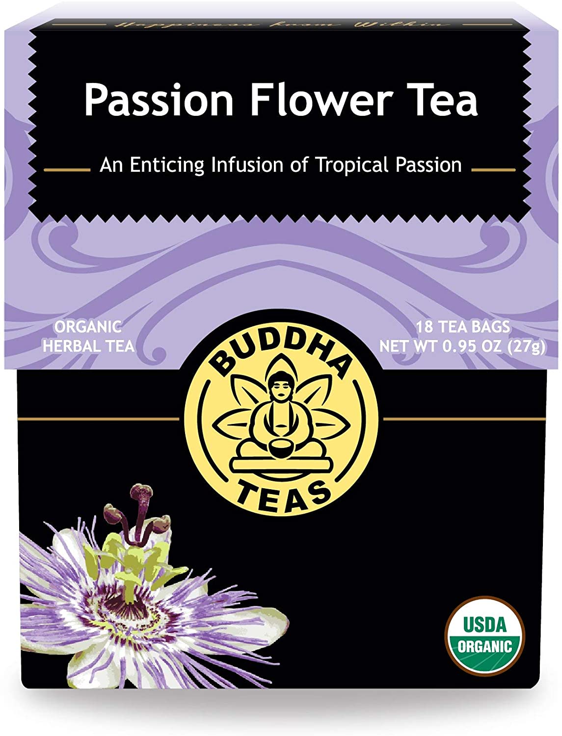 Passion Flower Tea - 18 Bags Phenol and Flavonoid-Rich Relaxation Elixir