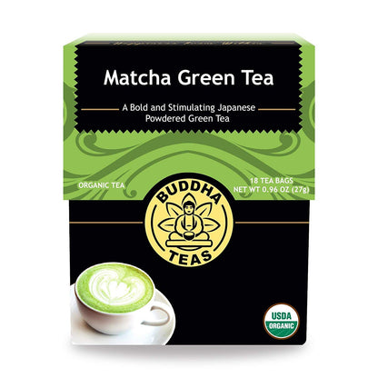 Matcha Green Tea 18 Bags Fresh Aroma, Intense Flavor, Energizing and Revitalizing