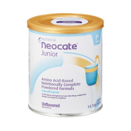 Neocate Junior Unflavored 14.1 oz. Can Powder - Hypoallergenic Nutritional Support for Children 1+