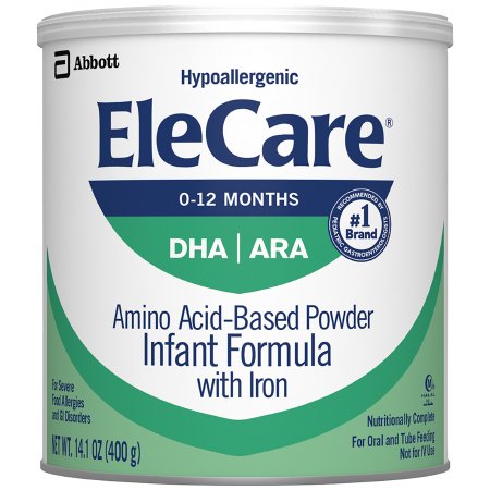 EleCare 14.1 oz. Can Powder Iron-Enriched Infant Formula for Food Allergies