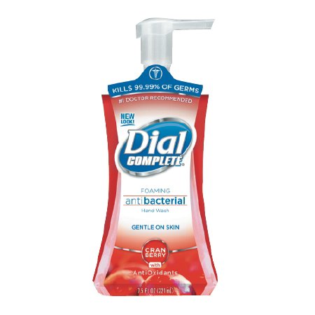 Dial Complete Foaming Antibacterial Soap 7.5 oz Pump Bottle - Power Berries Scent