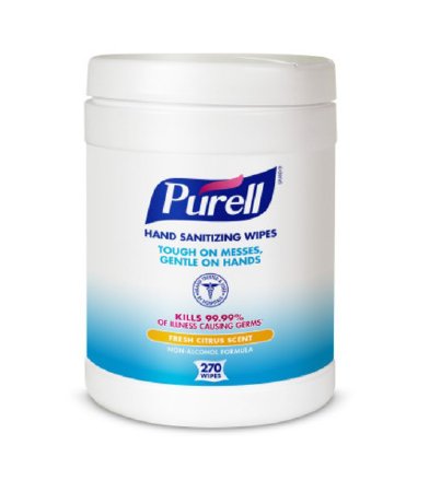 Hand Sanitizing Wipe Purell® 270 Count Citrus Scent
