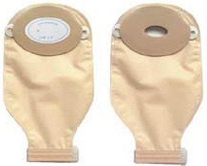 Ostomy Pouch Nu-Flex Two-Piece System 11 Inch Length Deep Convex, Trim to Fit Drainable