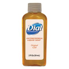Dial Gold Antimicrobial Liquid Soap 2 oz. Bottle Fresh Scent