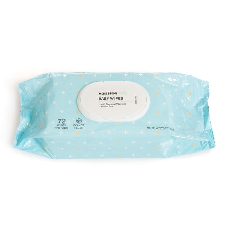 McKesson Baby Wipes with Aloe and Vitamin E Gentle and Nourishing Unscented Wipes for Happy Diaper Changes