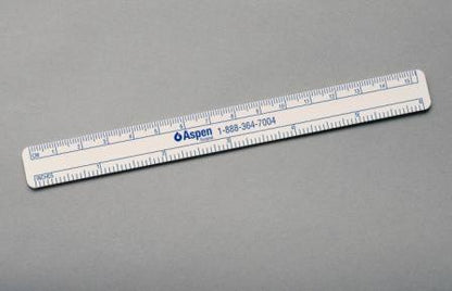 Aspen Wound Measuring Ruler, 6 Inch, Plastic, NonSterile