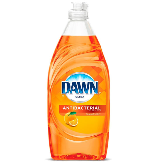 Dawn Ultra Antibacterial Hand Soap, Orange Scent, 8 fl oz Double Cleaning Power