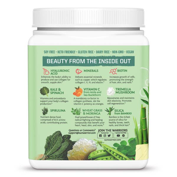 Beauty Greens Collagen Booster Pina Colada 300g - Plant-Powered Anti-Aging Solution