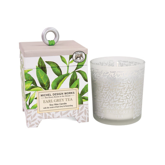 Earl Grey Tea 6.5 oz. Soy Wax Candle Classic Scent with a Distinctive New Look
