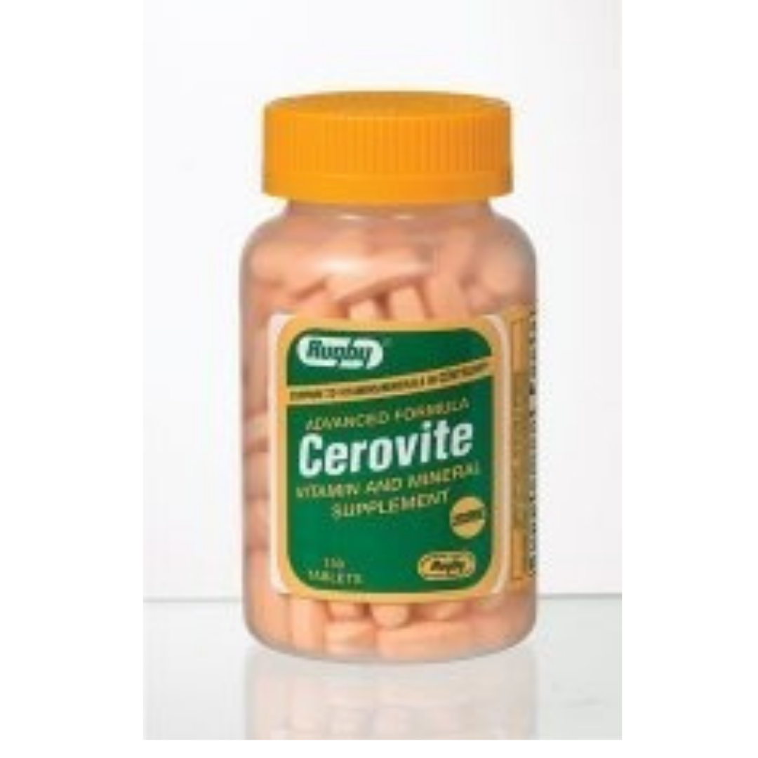 Cerovite Multivitamin with Iron Supplement 130 Tablets, Essential Daily Nutrition Boost