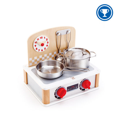 Hape 2-IN-1 Kitchen & Grill Set - Inspire Culinary Creativity in Your Child