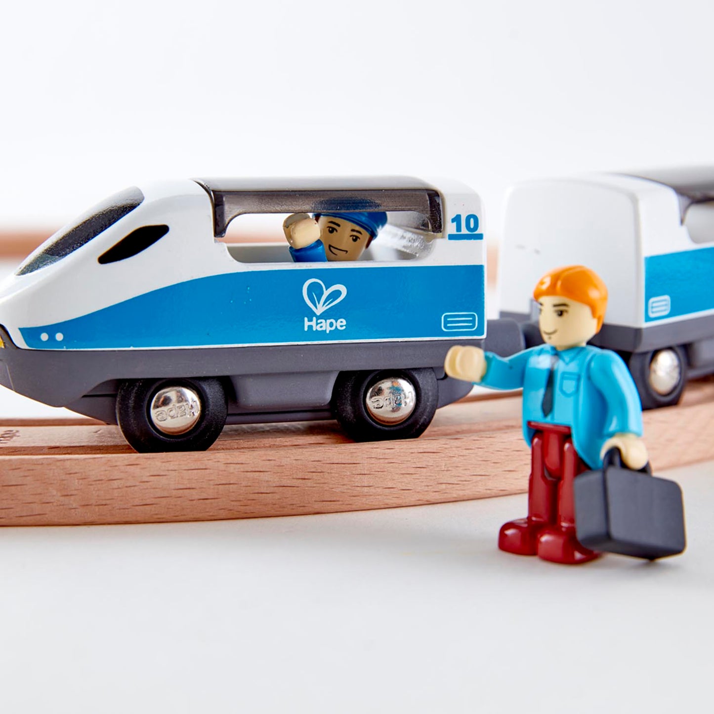 Hape Figure 8 Rail Kit - Educational Railway Adventure for Kids, Ages 3+