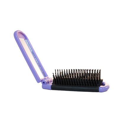 En-Route Mirror Hairbrush Compact Styling on the Go!