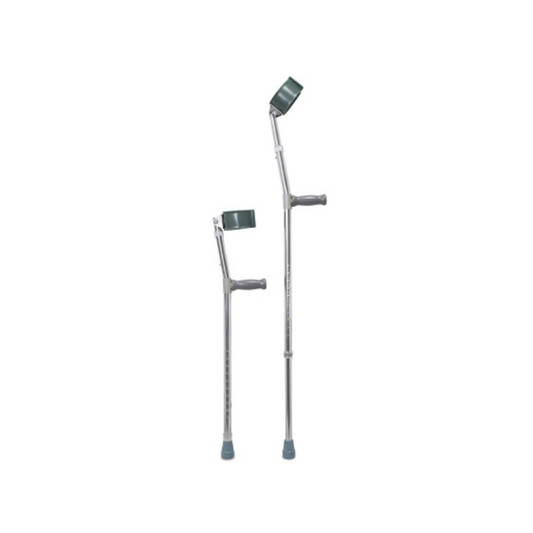 Forearm Crutches Mckesson Adult Steel Frame 300 Lbs. Weight Capacity