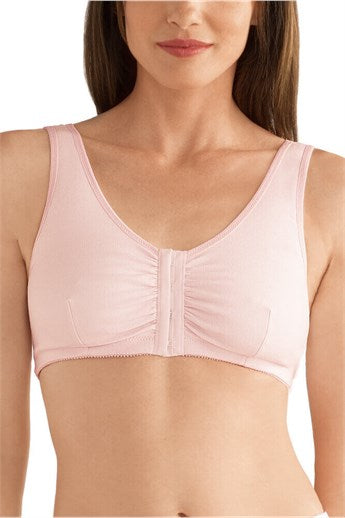 Amoena Frances Rose Wire-Free Bra Comfortable Elegance for Leisure and Recovery