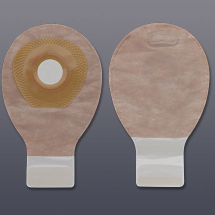 Ostomy Pouch Premier One-Piece System 7 Inch Length, Mini Flat 1-3/8 Inch Stoma Drainable