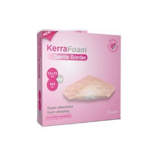 KerraFoam™ Gentle Border Sacral Silicone Foam Dressing, BX/5