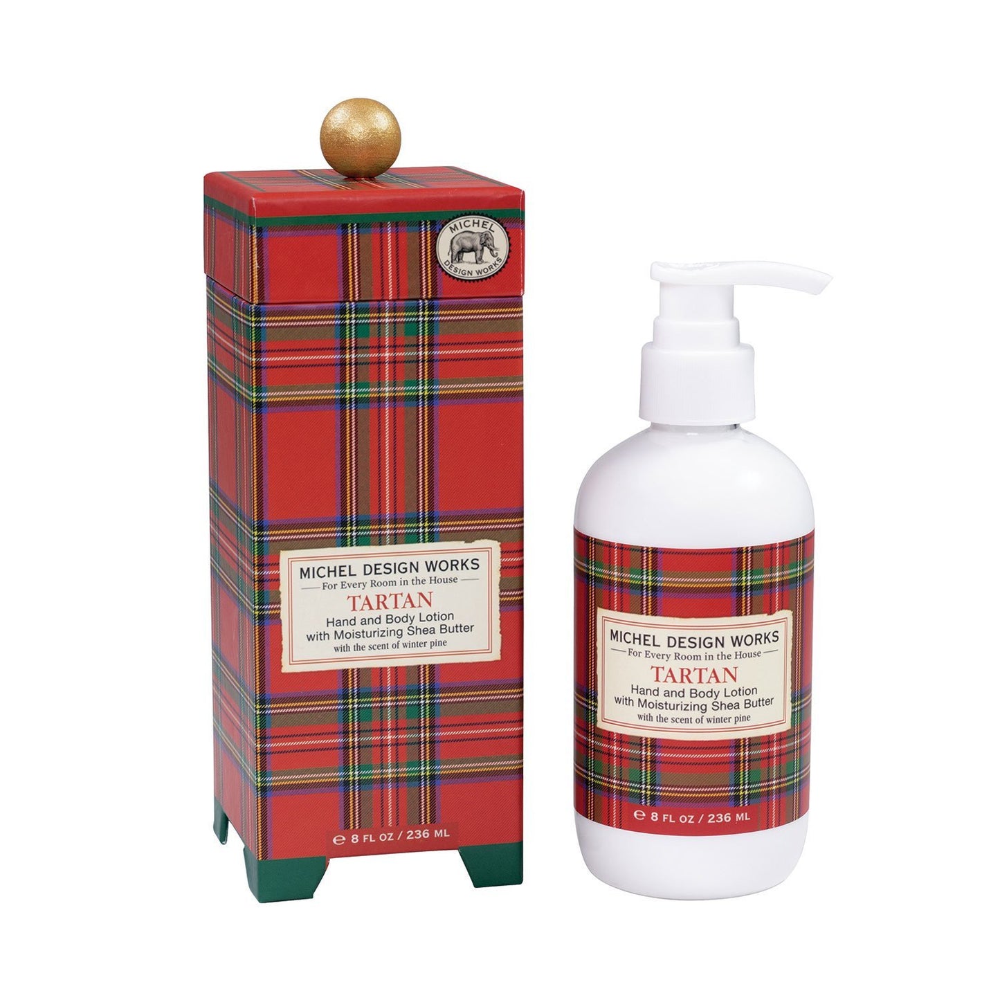 Tartan Lotion Luxurious Hand and Body Elixir with Winter Pine Fragrance