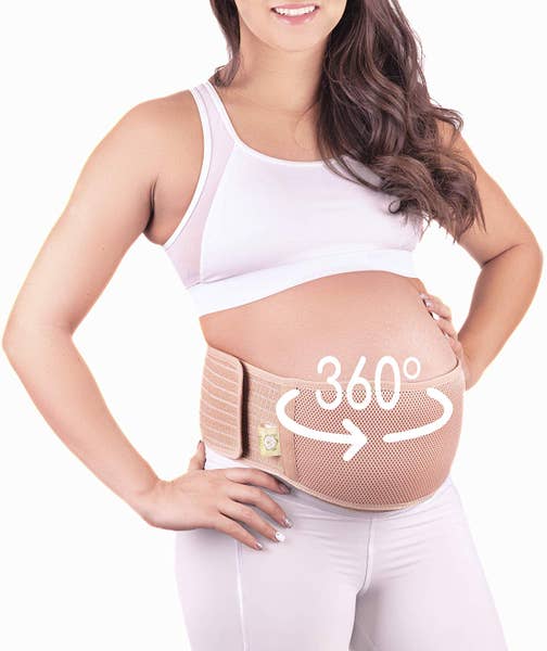 KeaBabies Maternity Belly Band - Ultimate Support Belt for Pregnancy (ONE SIZE)