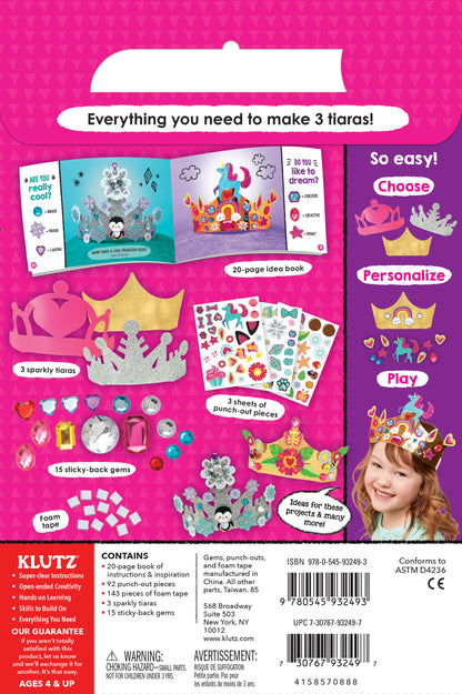 My Twinkly Tiaras: Sparkling Craft Kit for Imaginative Kids Ages 4-6