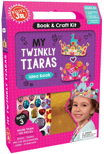My Twinkly Tiaras: Sparkling Craft Kit for Imaginative Kids Ages 4-6