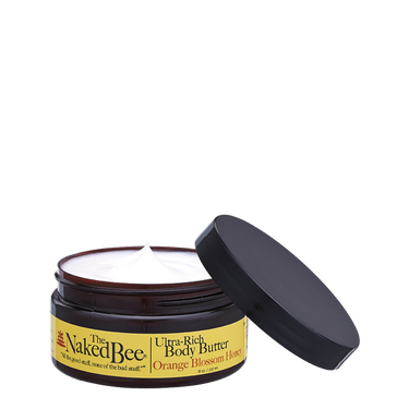 The Naked Bee Orange Blossom Honey Ultra-Rich Body Butter - Hydrating Shea Butter Cream